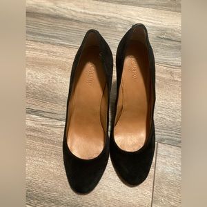 JCrew Black Heels size 8.5